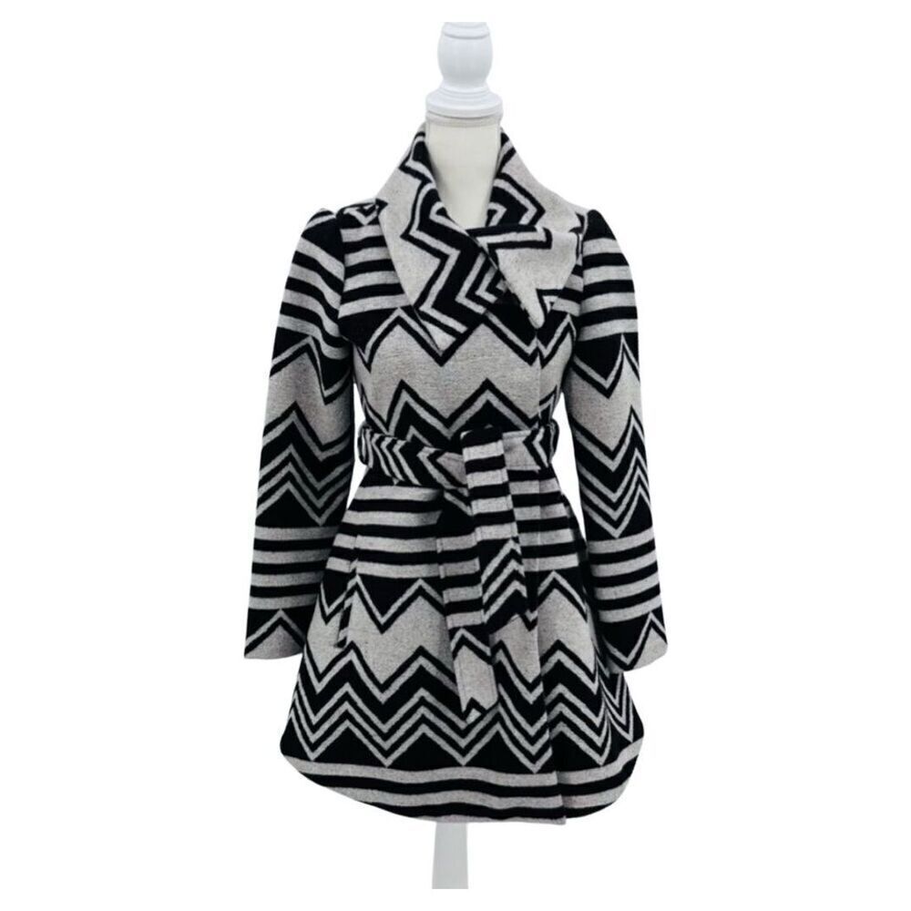 Jack Jacket Coat Azteca Black Gray